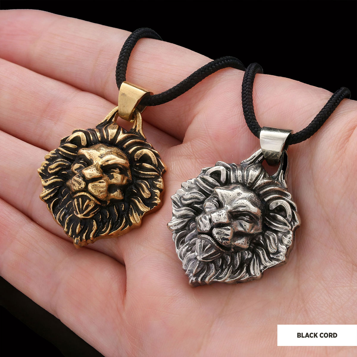 Sterling Silver Lion Pendant