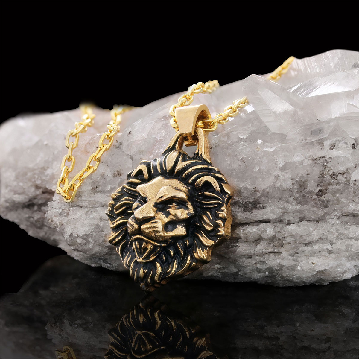 Sterling Silver Lion Pendant