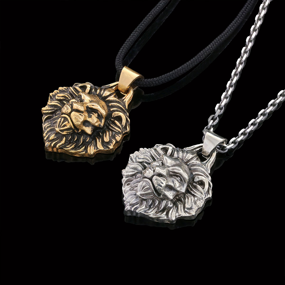 Sterling Silver Lion Pendant