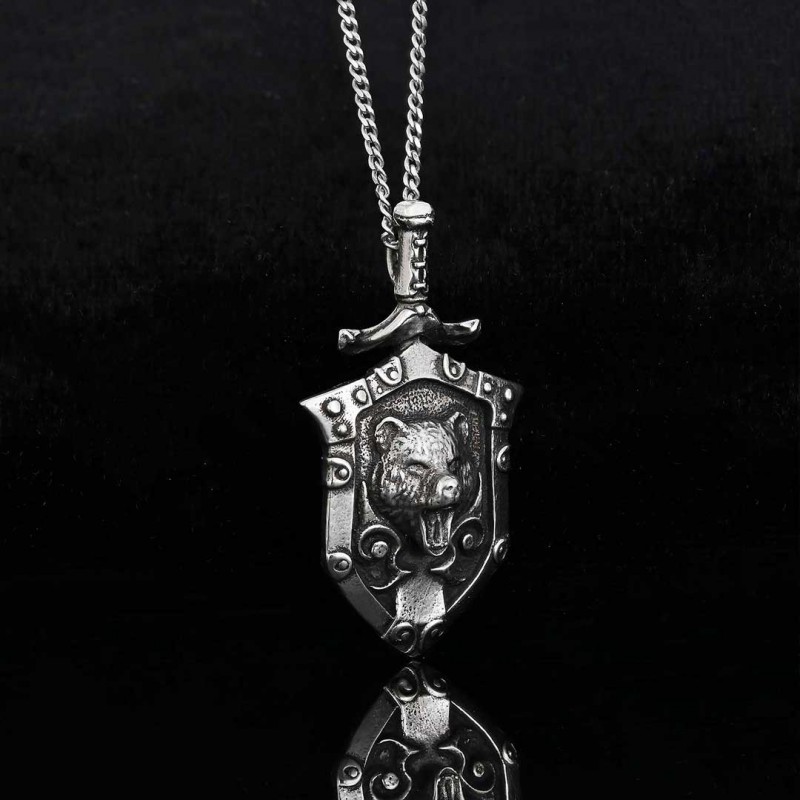 Sword Shield Necklace