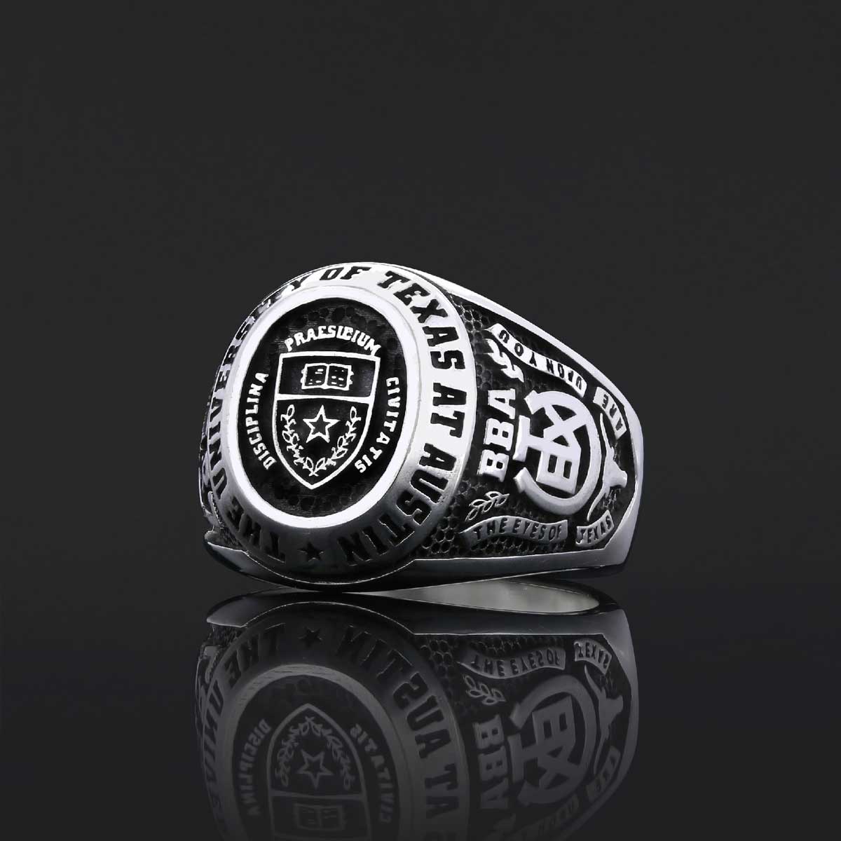 Texas State University Ring, Custom High School Graduation Ring, Class Ring, College Class Ring