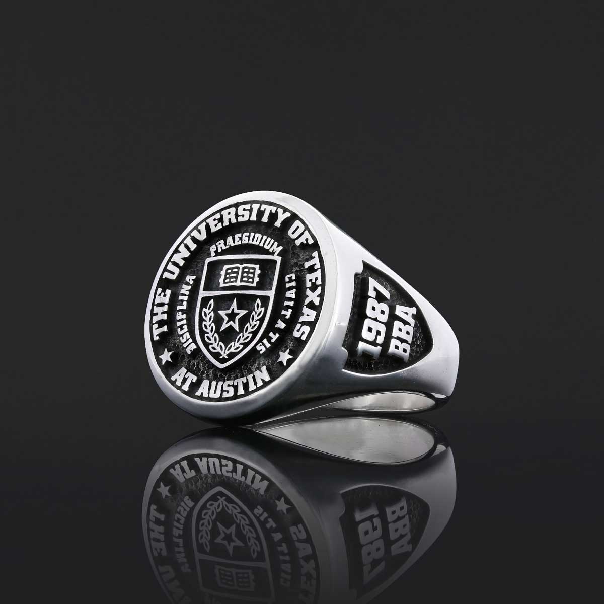Texas University Ring, McGill University Ring, Class Ring, High School Ring, Graduation Ring