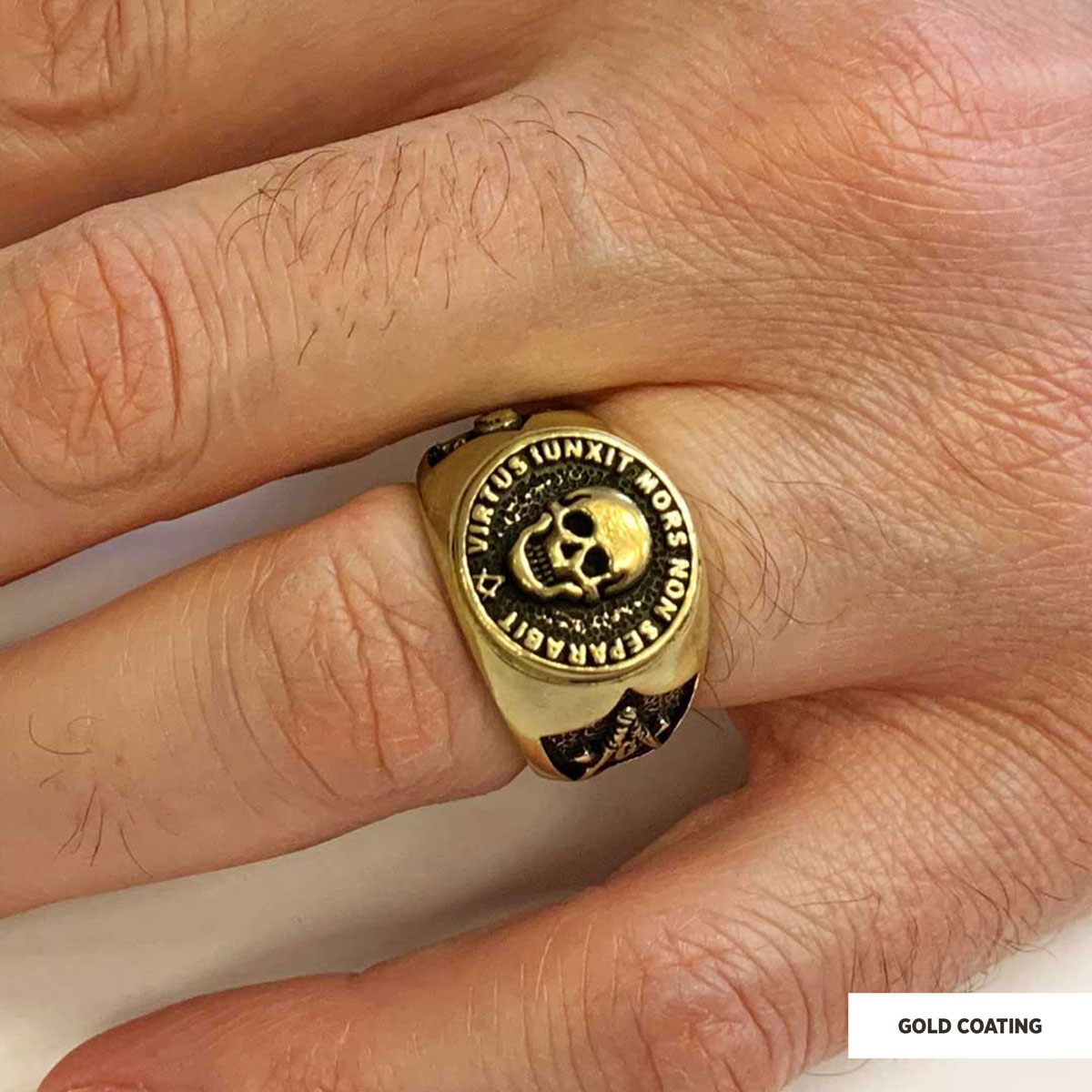 The Skull Masonic Ring, Handcrafted Sterling Silver Mason Ring, Elegant Masonic Ring The Skull Masonic Ring, Handcrafted Sterling Silver Mason Ring, Elegant Masonic Ring
