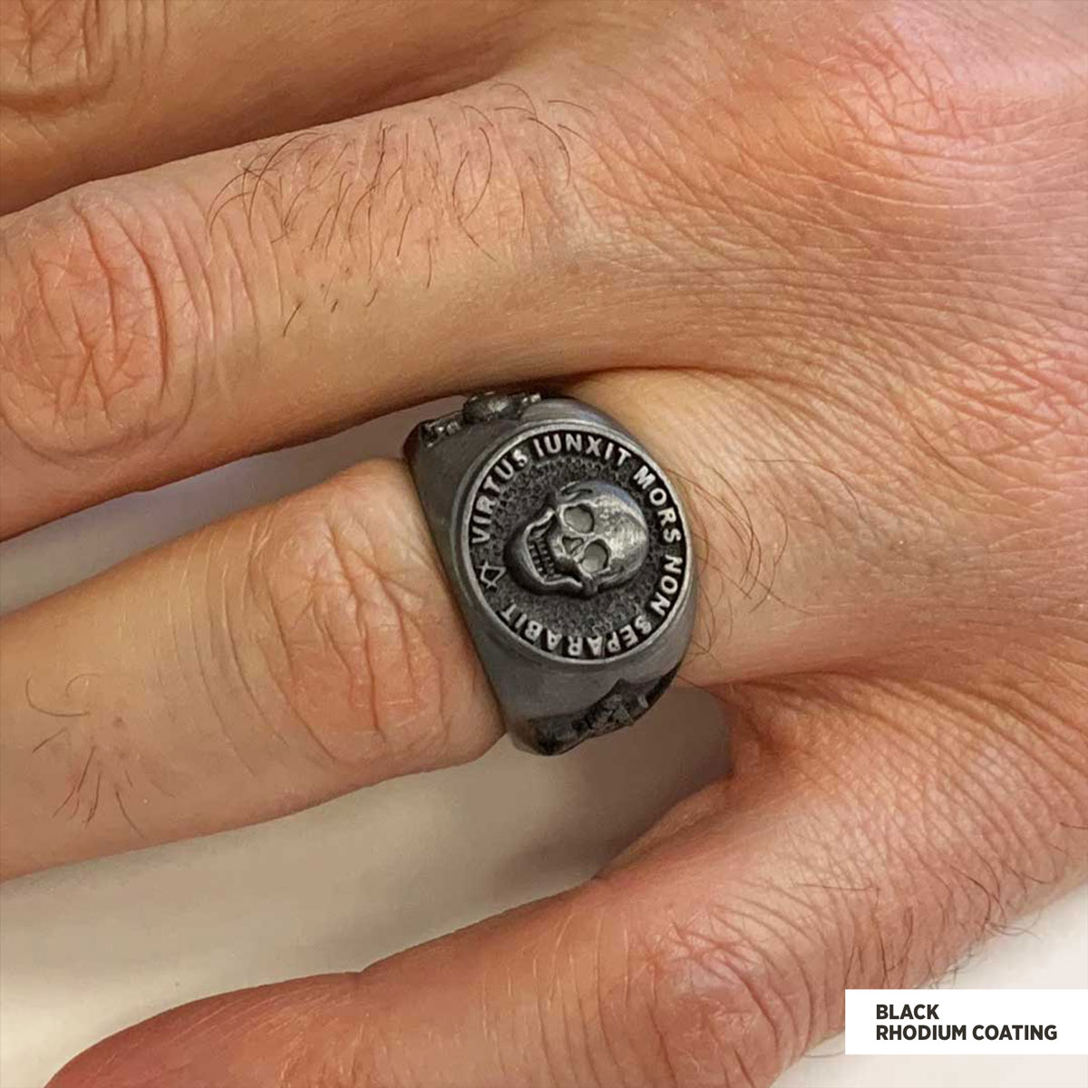 The Skull Masonic Ring, Handcrafted Sterling Silver Mason Ring, Elegant Masonic Ring The Skull Masonic Ring, Handcrafted Sterling Silver Mason Ring, Elegant Masonic Ring