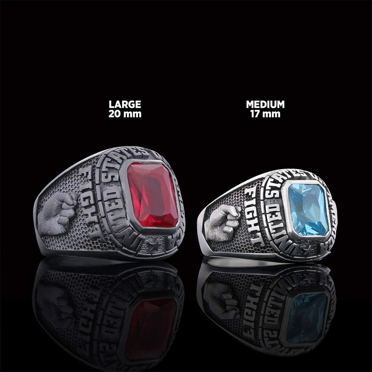 Donald J. Trump Ring With Stone, Trump Face Ring with Stone, Supporter Jewelry