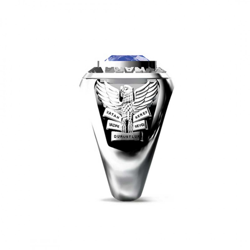 Turkish Military Silver Ring