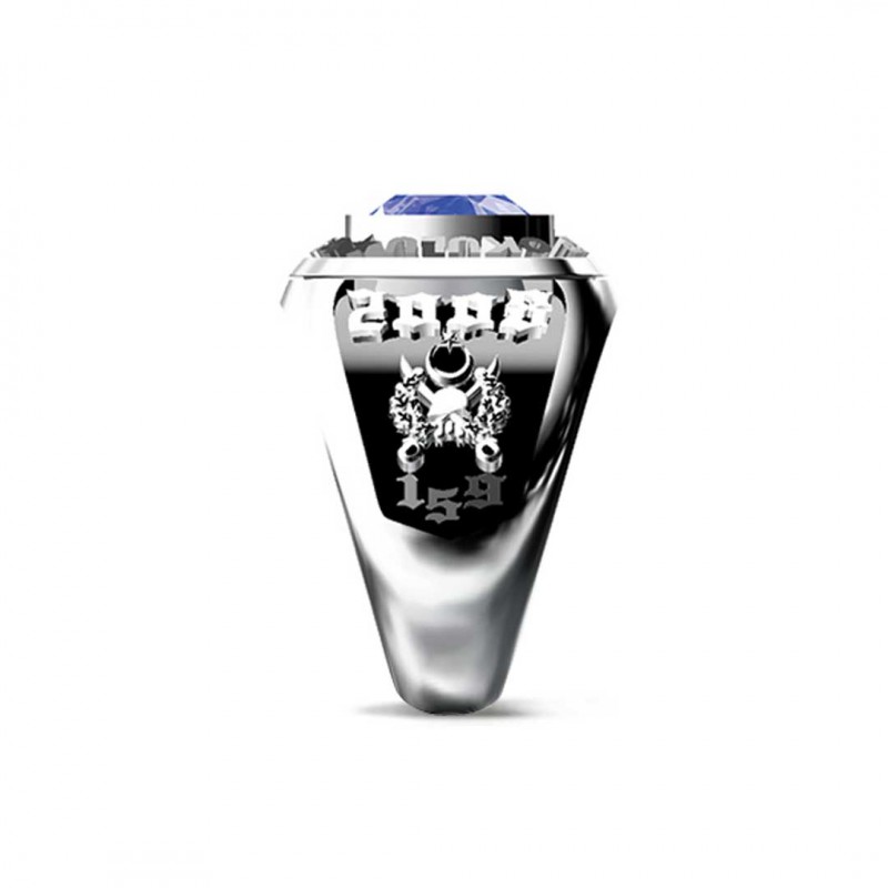 Turkish Military Silver Ring
