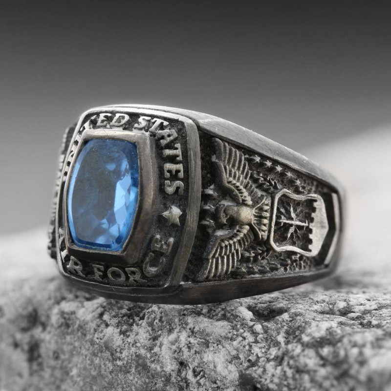 USAF Ring with Stone