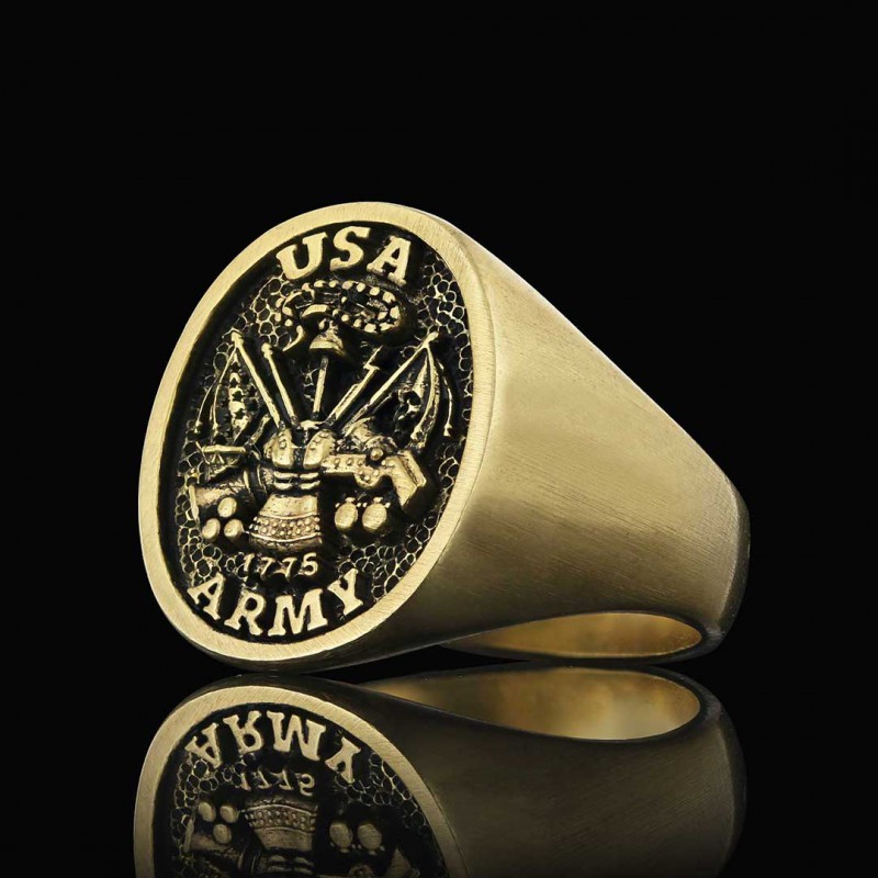 US Army Embossed Ring