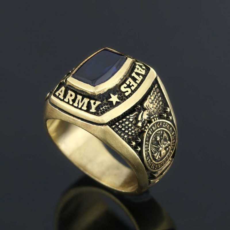 Brave and Bold Army Ring
