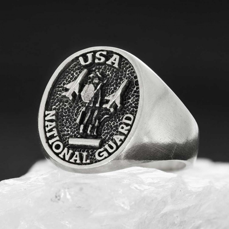 US National Guard Round Ring