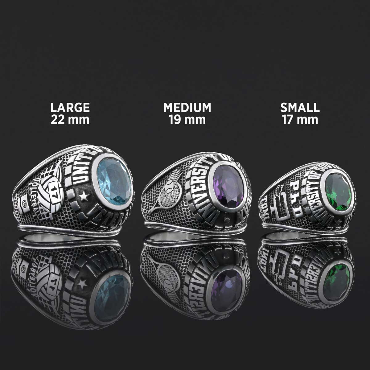 United States Veteran Ring, University of Michigan Ring, Customized High School Ring, University Ring, Customized Class Ring
