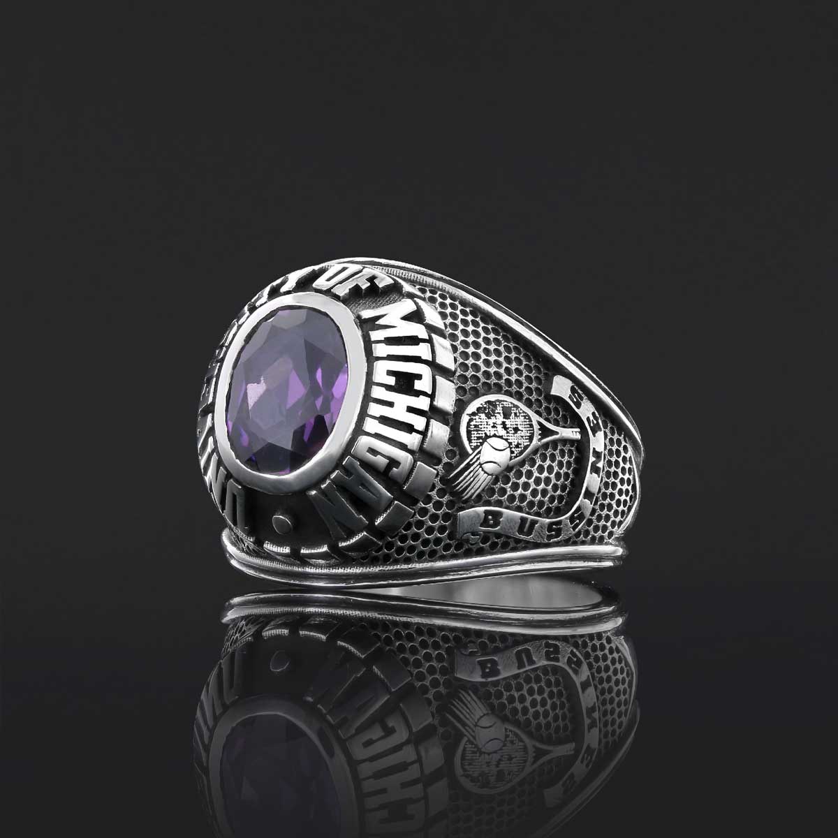 United States Veteran Ring, University of Michigan Ring, Customized High School Ring, University Ring, Customized Class Ring