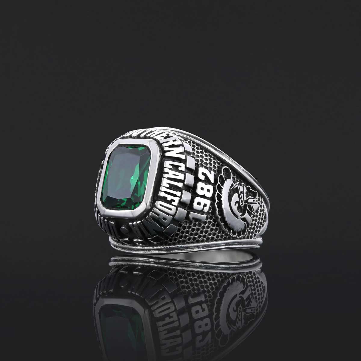 University of Southern California Ring, Customized Class Ring, Graduation Collage Ring, Customized High School Ring