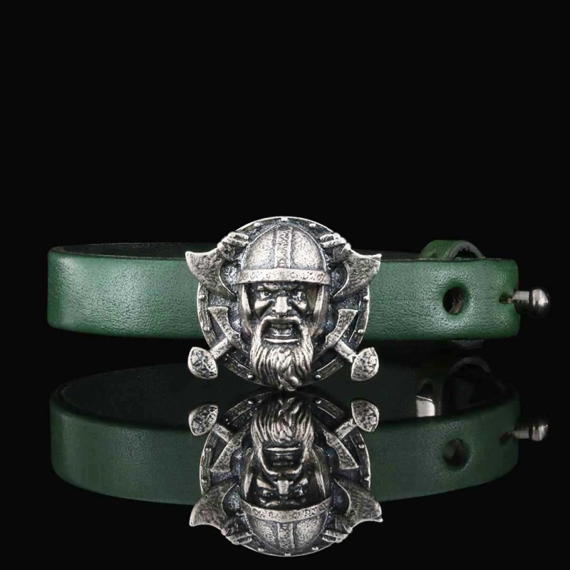 Viking Leather Bracelet