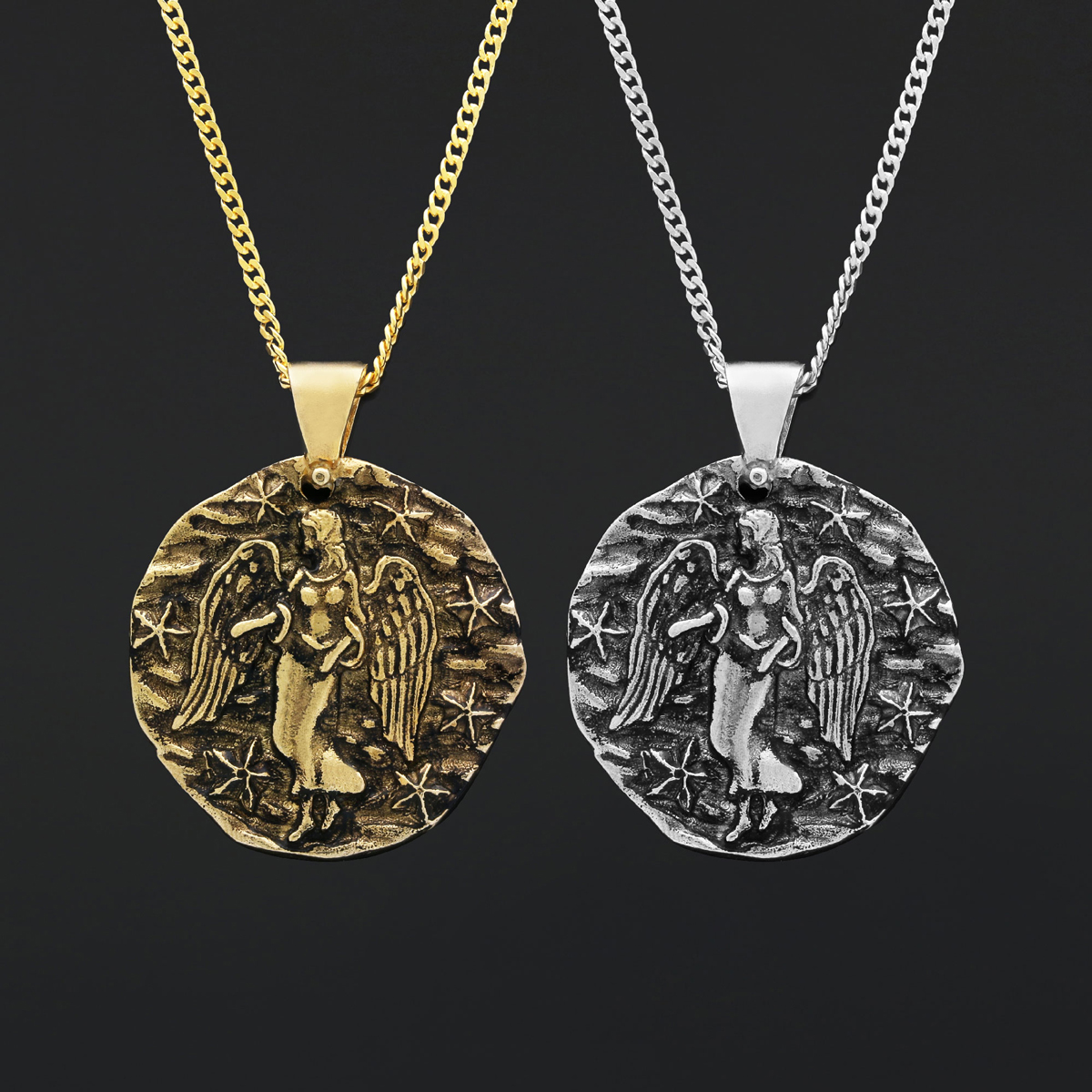 Virgo Pendant, Elegant Zodiac Necklace, Personalized Astrology Jewelry, Virgo Birth Sign, Customizable Sterling Silver Pendant