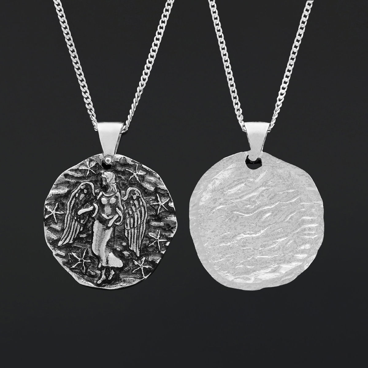 Virgo Pendant, Elegant Zodiac Necklace, Personalized Astrology Jewelry, Virgo Birth Sign, Customizable Sterling Silver Pendant