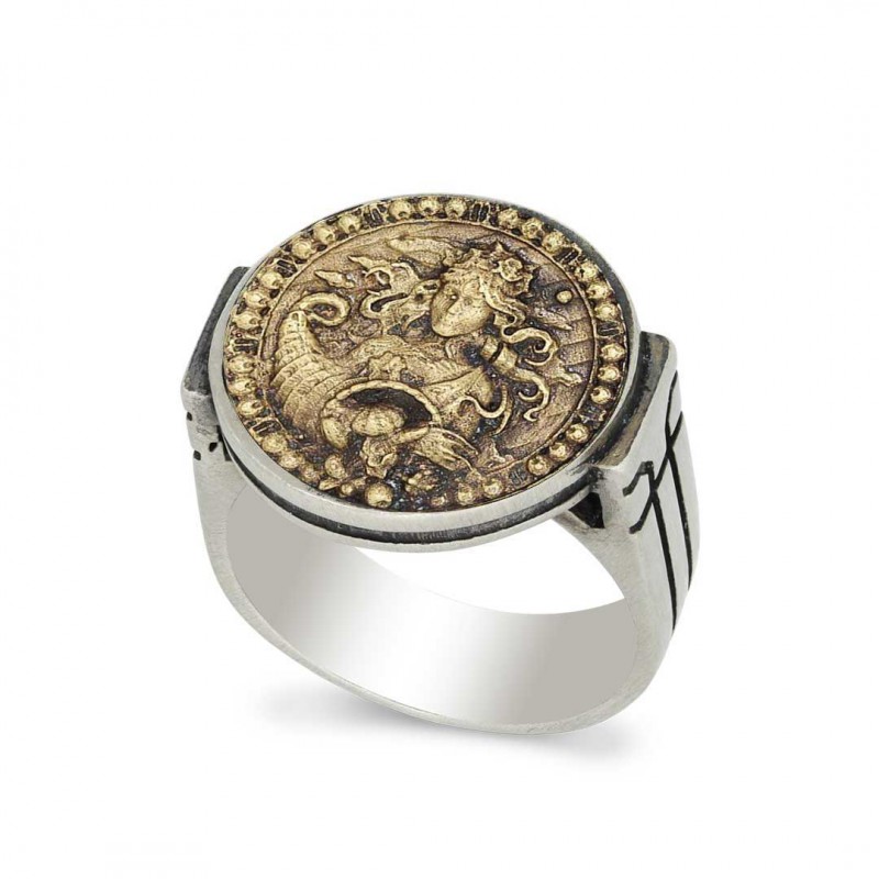Virgo Zodiac Round Ring