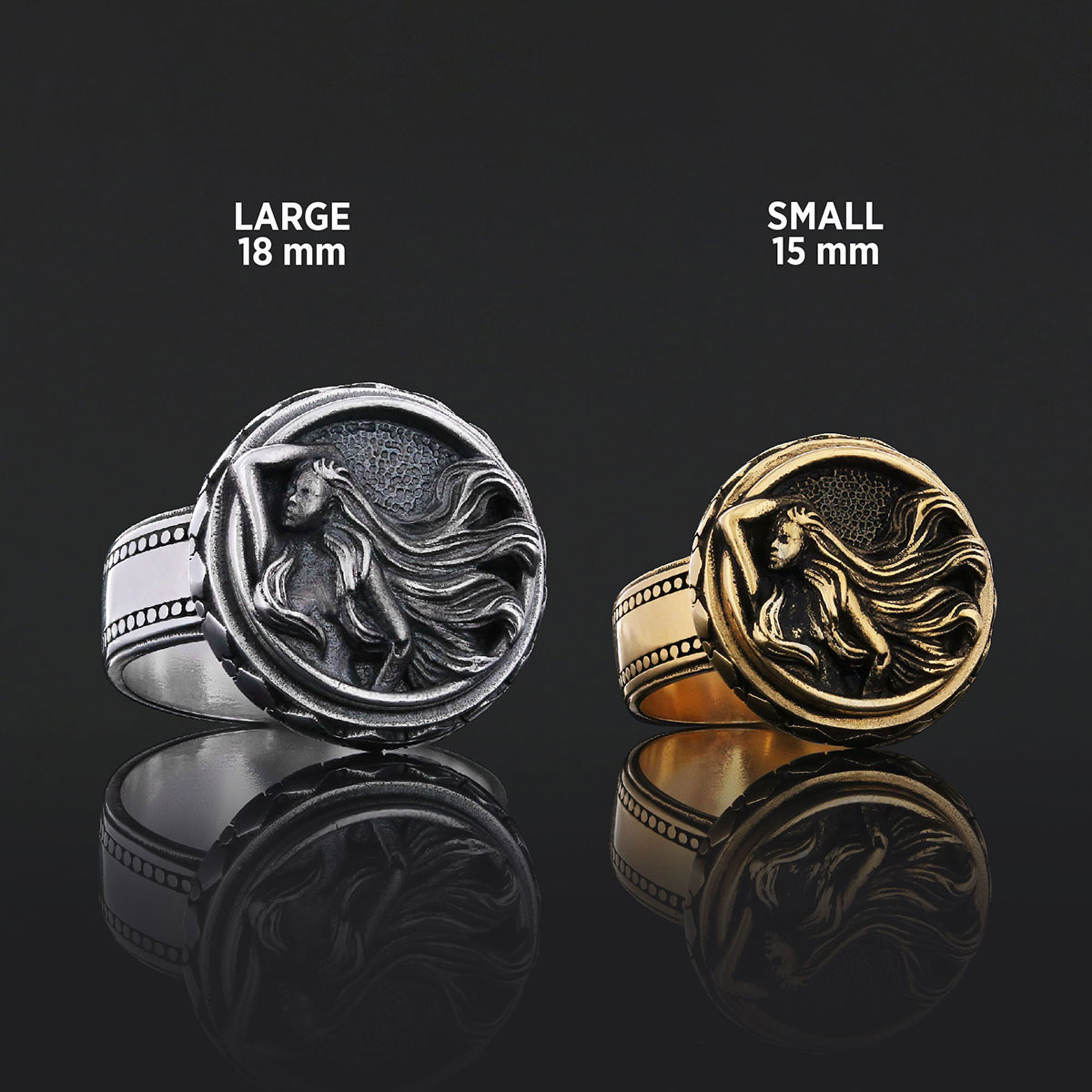 Virgo Zodiac Silver Ring Virgo Zodiac Silver Ring