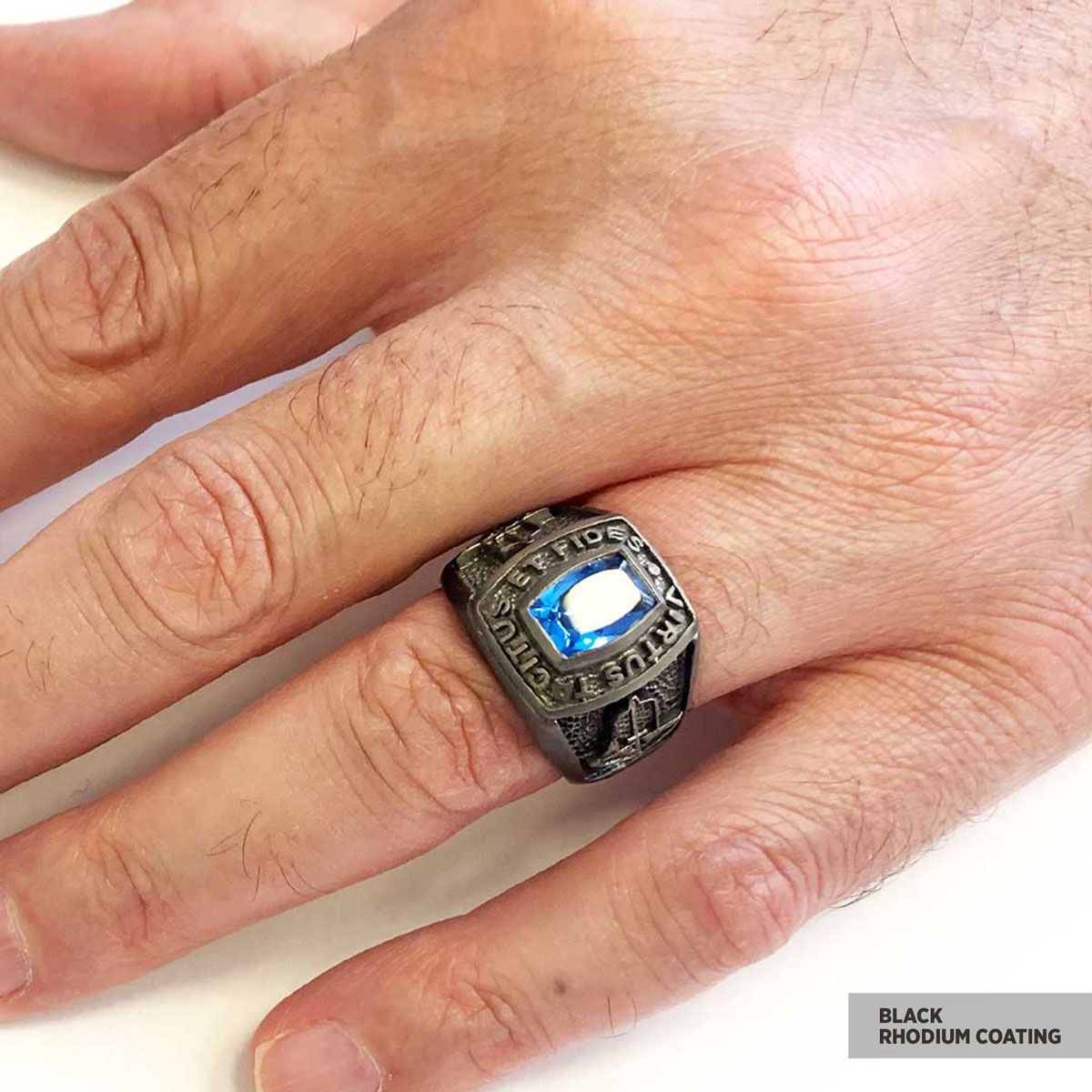 Virtus Tacitus Et Fides Masonic Ring, Signet Mason Ring, Mason Jewelry, Custom Mason Ring