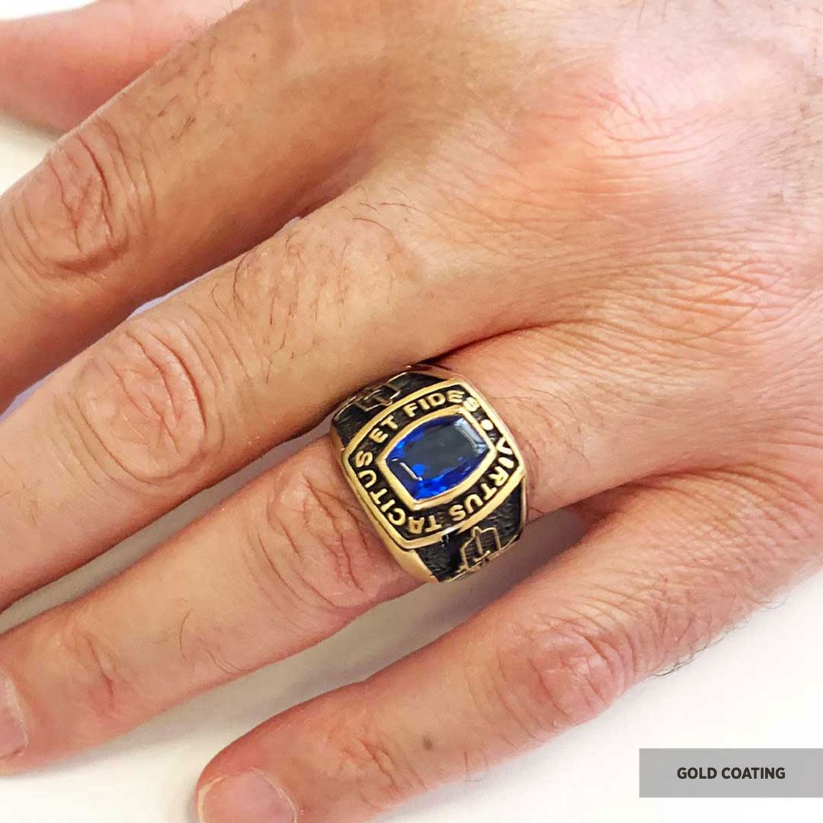 Virtus Tacitus Et Fides Masonic Ring, Signet Mason Ring, Mason Jewelry, Custom Mason Ring