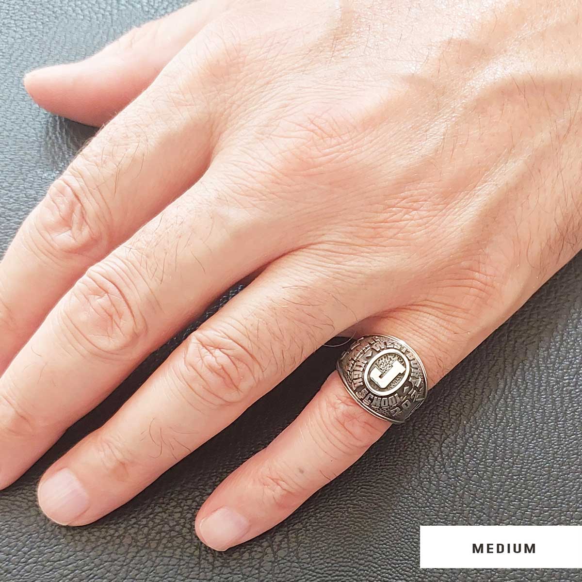 Westbury High School Ring, Üniversity Graduation Ring, Class Ring, College Class Ring