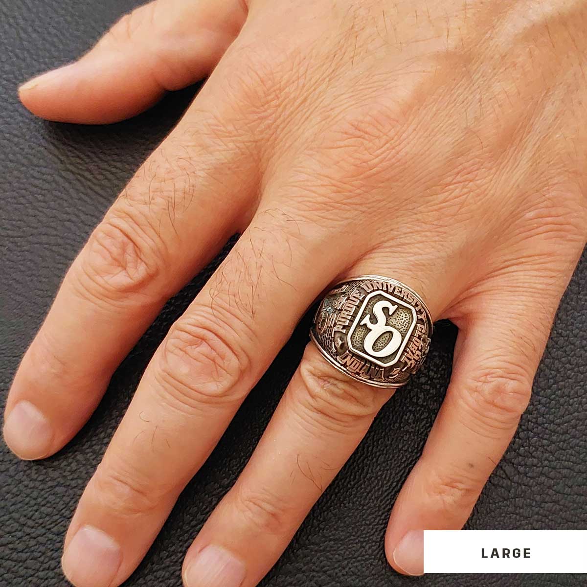 Western New Mexico University Class Ring, Custom Desing University Ring, Personalized University Ring
