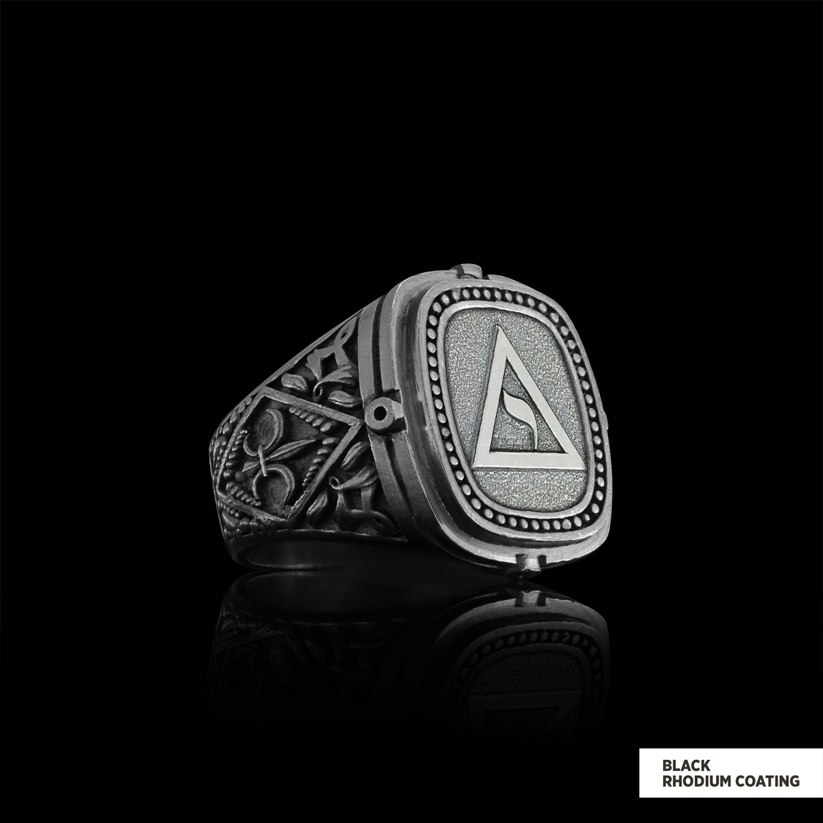 Yod Symbol Masonic Ring, Mason Jewelry, Custom Mason Ring, Special Masonic Ring