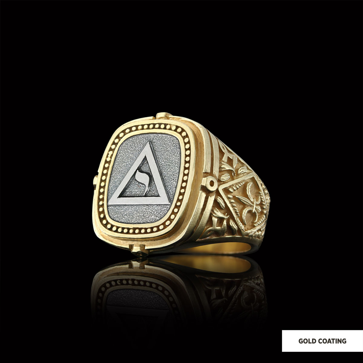 Yod Symbol Masonic Ring, Mason Jewelry, Custom Mason Ring, Special Masonic Ring