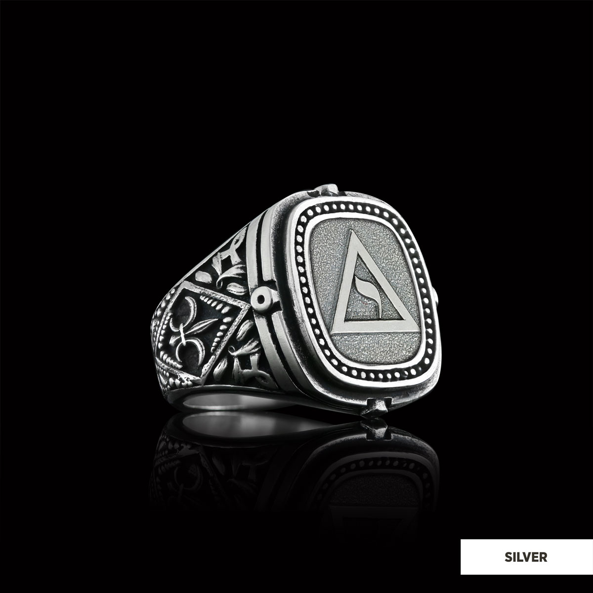 Yod Symbol Masonic Ring, Mason Jewelry, Custom Mason Ring, Special Masonic Ring