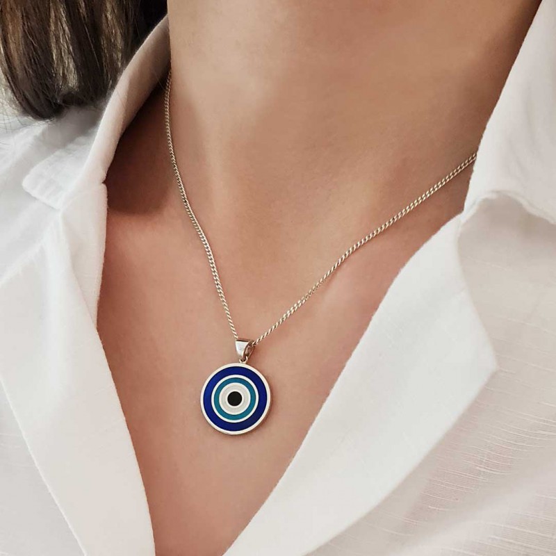 Custom Design Blue Evil Eye Beads Pendant