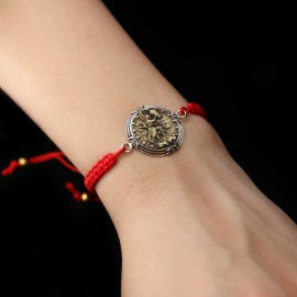 925 Sterling Silver Aquarius Bracelet