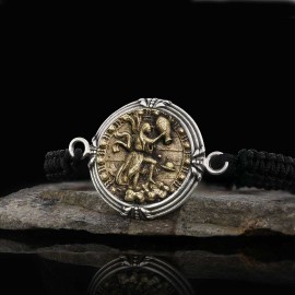925 Sterling Silver Aquarius Bracelet