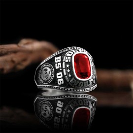 925 Sterling Silver California State University Women Ring