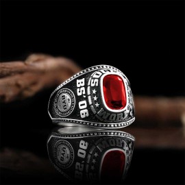 Personalized Cushion University of Louisville Ring - Any College