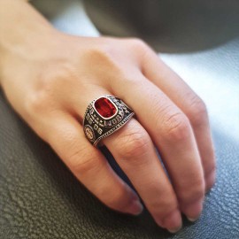 925 Sterling Silver California State University Women Ring