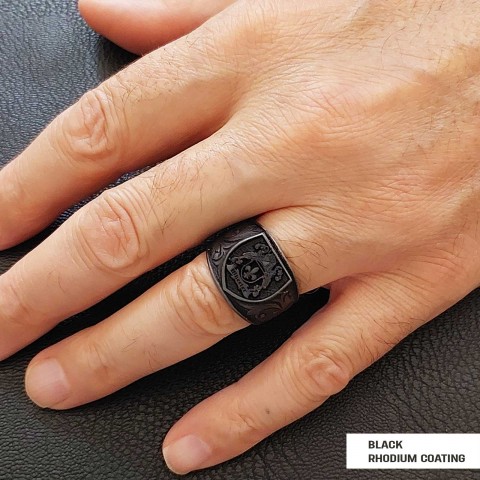 925 Sterling Silver Celtic Design Family Ring, Personalized Family Ring