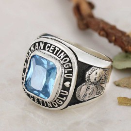 925 Sterling Silver Darling Photo Ring, Customizable Photo Ring
