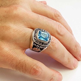 925 Sterling Silver Darling Photo Ring, Customizable Photo Ring