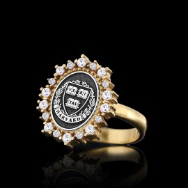 925 Sterling Silver Design Harvard Women Ring
