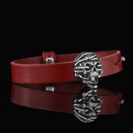 Unique Design Skull Leather Bracelets