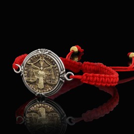 925 Sterling Silver Libra Bracelet
