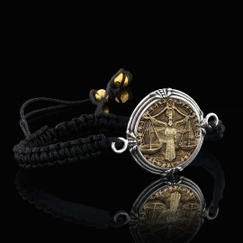 925 Sterling Silver Libra Bracelet