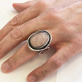 925 Sterling Silver Men Ring With Special Stone
