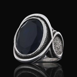 925 Sterling Silver Men Ring With Special Stone