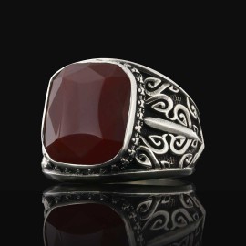 Unique 925 Sterling Silver Men Ring