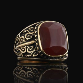 Unique 925 Sterling Silver Men Ring
