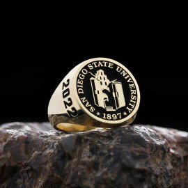 925 Sterling Silver San Diego State University Ring