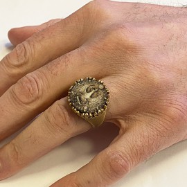 925 Sterling Silver Scorpio Sign Ring