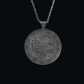 925 Sterling Silver Seal Of Solomon Pendant
